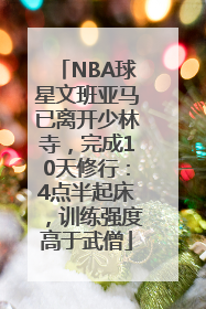 NBA球星文班亚马已离开少林寺，完成10天修行：4点半起床，训练强度高于武僧